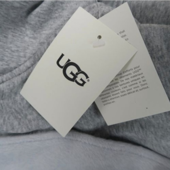 UGG Plus Size Blanche Fleece Robe SEAL HEATHER 3X - Picture 4 of 6